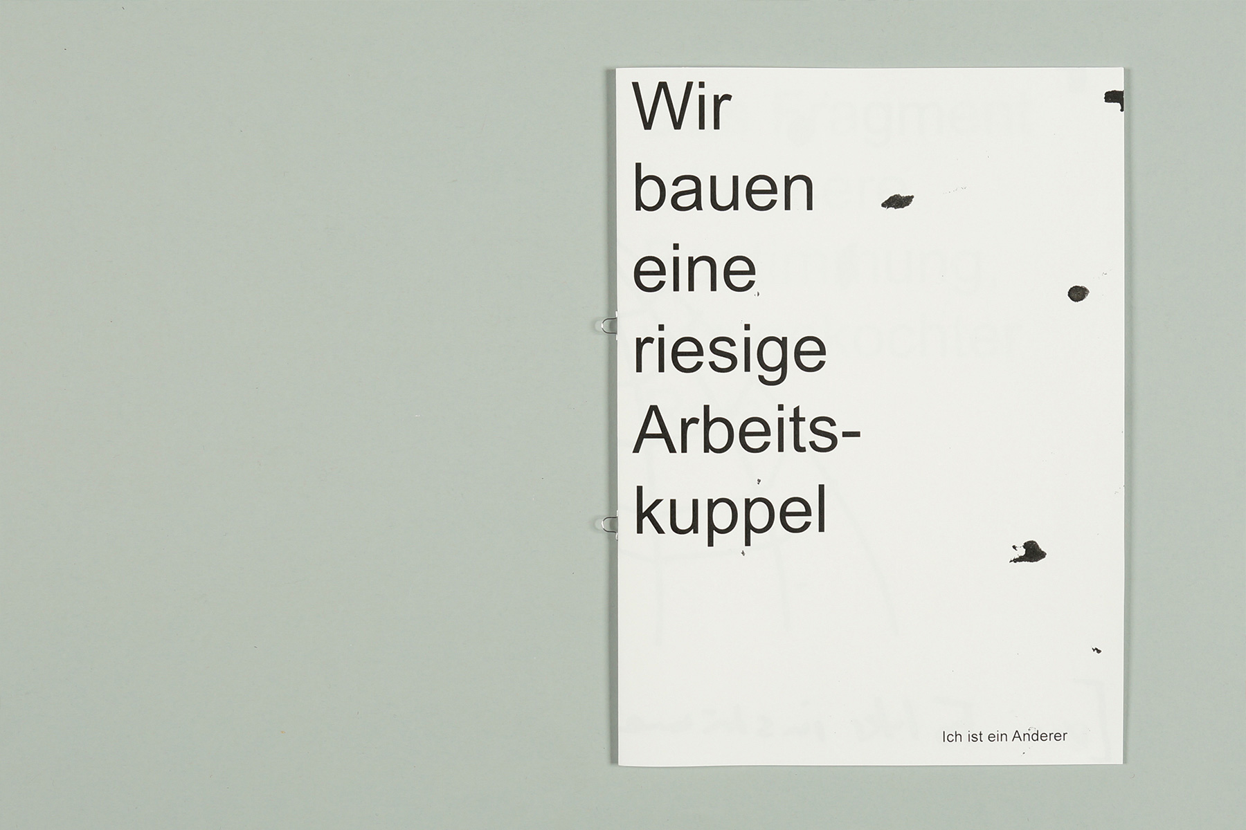 Cover Arbeitskuppel-Magazin