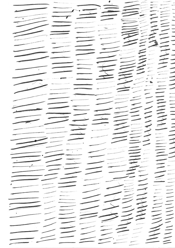 Rastermuster mit Strichliste - Auszug Arbeitskuppel Kunstserie zum Thema Arbeit