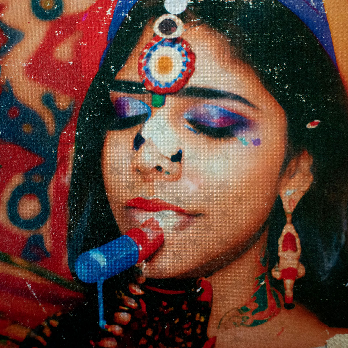 AI co-created fictional artistic photo documentary about former prostitutes of India´s Falkland Road after 2020, living a free life.