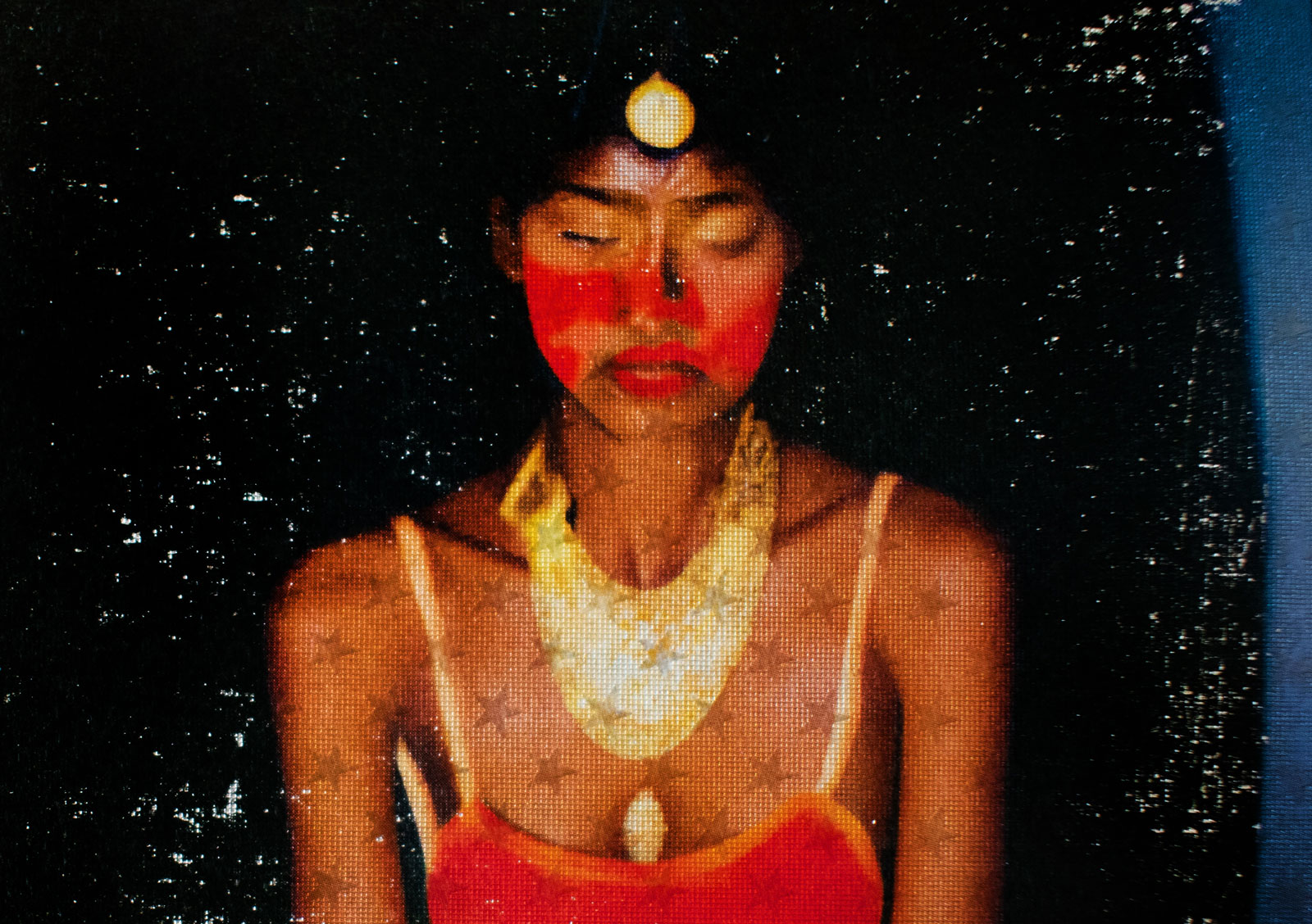 Series of fictional young women freed from prostitution in India´s Falkland Road - art series created by Artificial Intelligence in 2023 by Susan Buckow