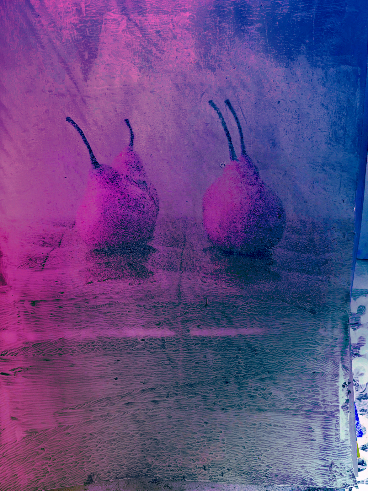 3 Birnen – Stillleben in Technicolor